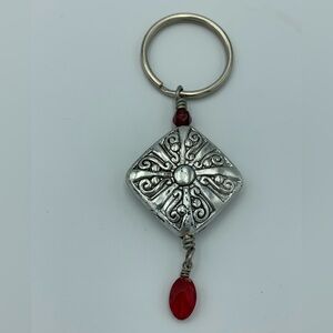 Large Handmade Beaded Keychain